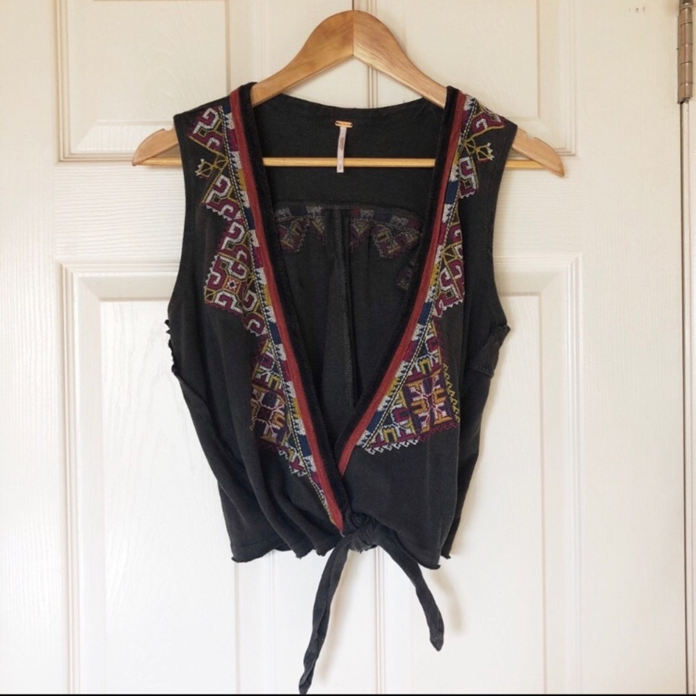 Free People Vintage Style Vest Size S